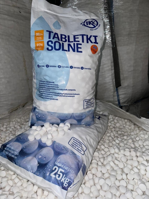 Tabletki Solne I&KK 1 EPAL ( worki 25kg ) Tabletki Solne I&KK 1 EPAL ( worki 25kg )