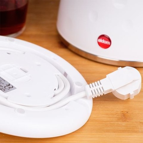 ELDOM Czajnik elektryczny bezprzewodowy ELDOM C245 biały ELDOM Czajnik elektryczny bezprzewodowy ELDOM C245 biały