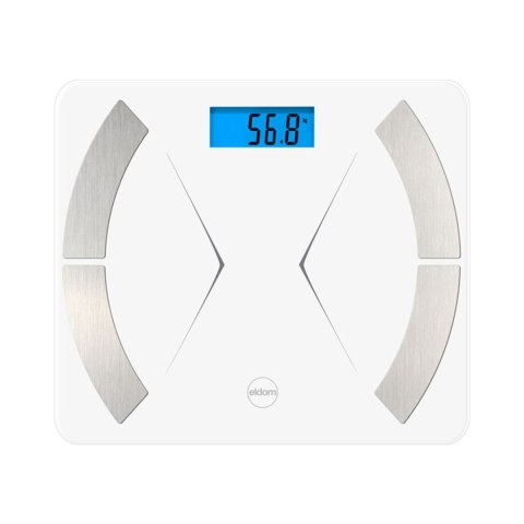 ELDOM ELDOM TWO500 INTELIGENTNA WAGA ŁAZIENKOWA BLUETOOTH BIAŁA ELDOM ELDOM TWO500 INTELIGENTNA WAGA ŁAZIENKOWA BLUETOOTH BIAŁA