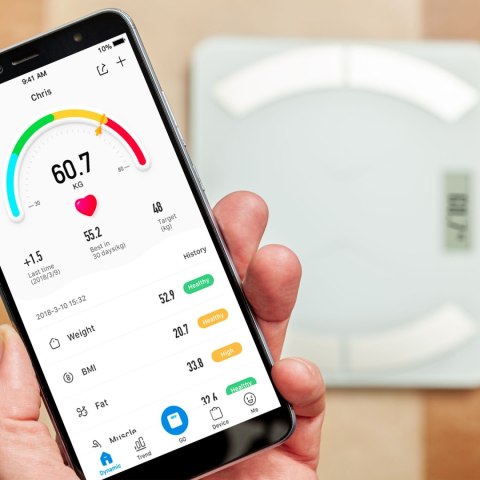 ELDOM ELDOM TWO500 INTELIGENTNA WAGA ŁAZIENKOWA BLUETOOTH BIAŁA ELDOM ELDOM TWO500 INTELIGENTNA WAGA ŁAZIENKOWA BLUETOOTH BIAŁA
