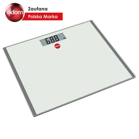 ELDOM Eldom Elektroniczna waga łazienkowa ELDOM GWO250 LCD ELDOM Eldom Elektroniczna waga łazienkowa ELDOM GWO250 LCD