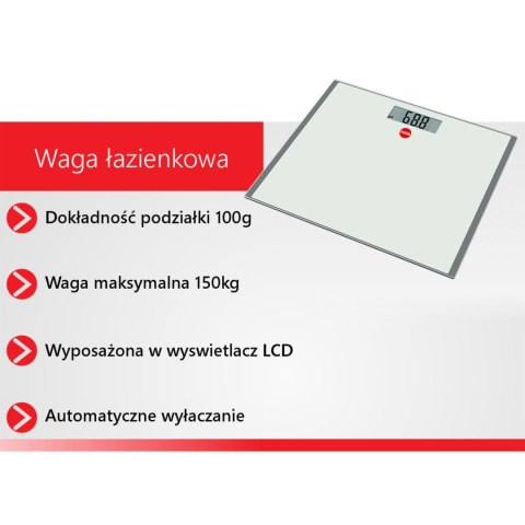 ELDOM Eldom Elektroniczna waga łazienkowa ELDOM GWO250 LCD ELDOM Eldom Elektroniczna waga łazienkowa ELDOM GWO250 LCD