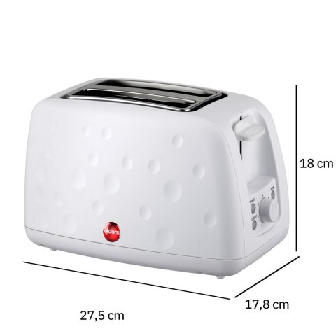 ELDOM Eldom Toster TO245 DOTTY biały ELDOM Eldom Toster TO245 DOTTY biały
