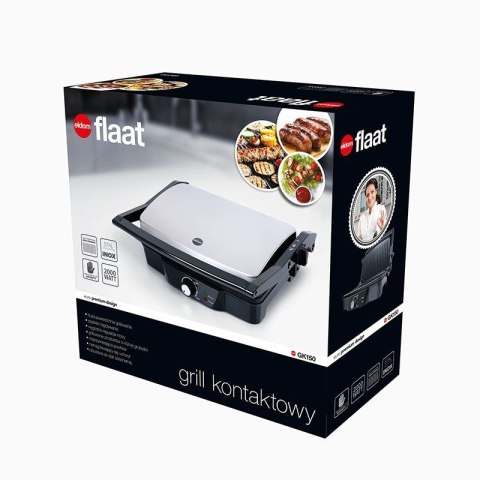 ELDOM Grill kontaktowy GK150 FLAAT ELDOM panini ELDOM Grill kontaktowy GK150 FLAAT ELDOM panini