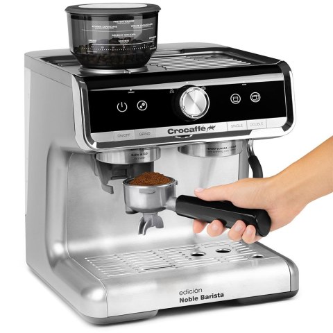 Ekspres kolbowy z młynkiem CROCAFFE Ekspres kolbowy z młynkiem CROCAFFE