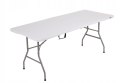 GARDENSELECT STÓŁ CATERINGOWY, BANKIETOWY, SKŁADANY, OGRODOWY 180 cm BIAŁY