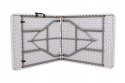GARDENSELECT STÓŁ CATERINGOWY, BANKIETOWY, SKŁADANY, OGRODOWY 180 cm BIAŁY