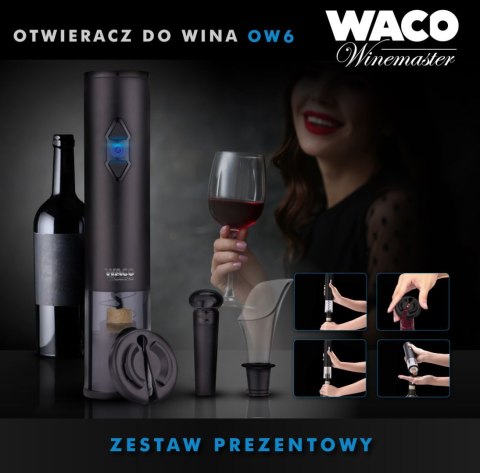 WACO Otwieracz do wina, korkociag OW6 Waco zestaw prezentowy WACO Otwieracz do wina, korkociag OW6 Waco zestaw prezentowy