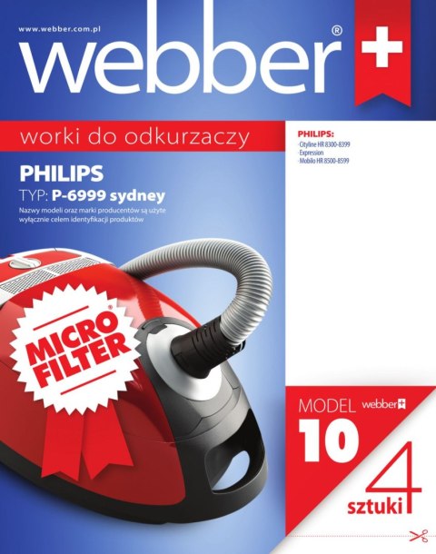WEBBER Worki Webber Philips/Sydney P6999 (10 micro filter) WEBBER Worki Webber Philips/Sydney P6999 (10 micro filter)