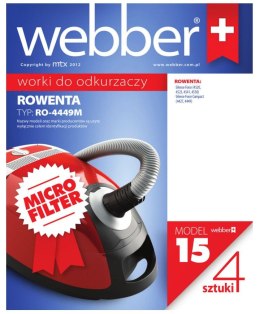 WEBBER Worki Webber Rowenta Silence 4449 (15 micro filter)