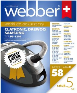 WEBBER Worki Webber Samsung/Clatronic/Daewoo (58 multi layer paper)