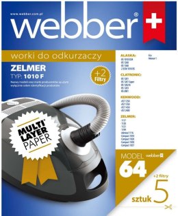 WEBBER Worki Webber Zelmer 1010F /plus 2 filtry/ (64 multi layer paper)