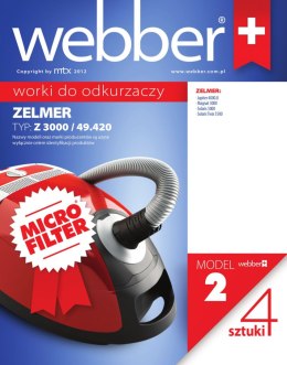 WEBBER Worki Webber Zelmer 3000 (2 micro filter)