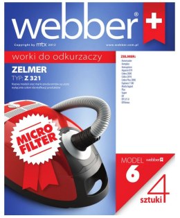 WEBBER Worki Webber Zelmer 321 (6 micro filter)