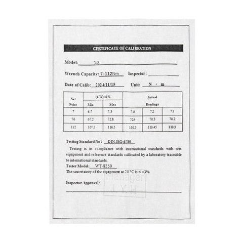 Bigstren Klucz dynamometryczny 3/8 7-112Nm Bigstren 22097 Bigstren Klucz dynamometryczny 3/8 7-112Nm Bigstren 22097