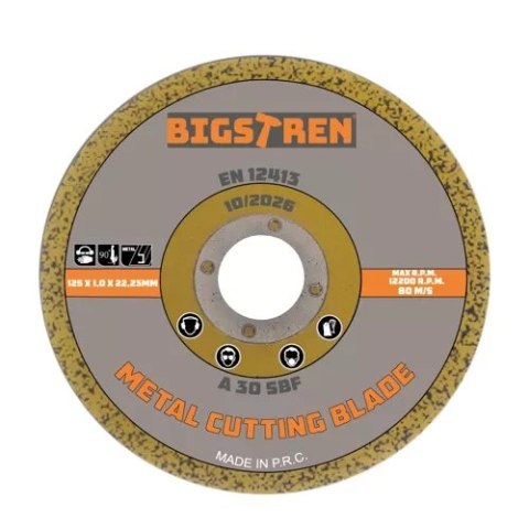 Bigstren Tarcza do cięcia metalu- 50szt. Bigstren 21639 Bigstren Tarcza do cięcia metalu- 50szt. Bigstren 21639