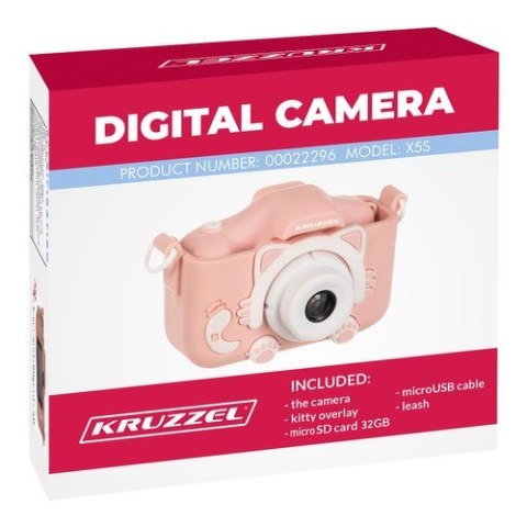 Kruzzel Aparat cyfrowy różowy Kruzzel AC22296 Kruzzel Aparat cyfrowy różowy Kruzzel AC22296