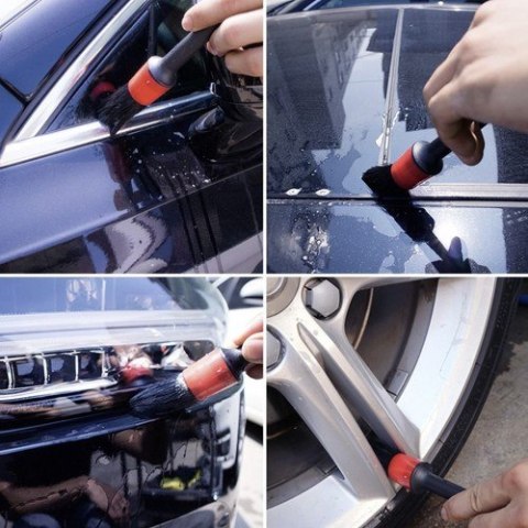 Xtrobb Pędzle detailingowe + ściereczka Xtrobb 21449 Xtrobb Pędzle detailingowe + ściereczka Xtrobb 21449