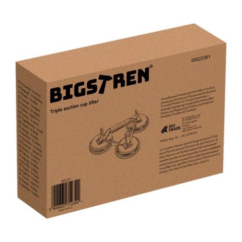 Bigstren Przyssawka- 3x uchwyt Bigstren 22361 Bigstren Przyssawka- 3x uchwyt Bigstren 22361