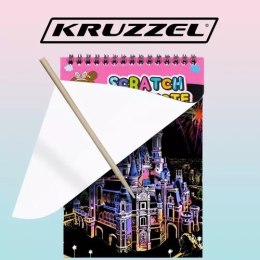 Kruzzel Zestaw kartek do zdrapywania+drewniany rysik 22449