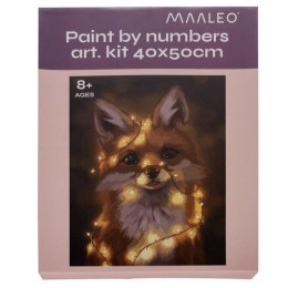 Maaleo Malowanie po numerach 40x50cm- lisek Maaleo 22782
