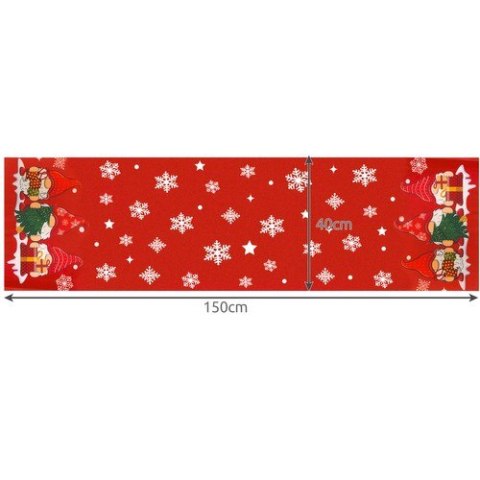Ruhhy Bieżnik świąteczny 150x40cm Ruhhy 22484 Ruhhy Bieżnik świąteczny 150x40cm Ruhhy 22484