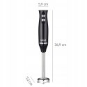 IDEAL Blender ręczny Stalowe ostrza 800W Tryb PULSACYJNY Ideal IK1001 czarny