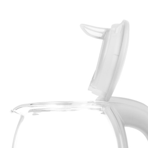 ELDOM CZAJNIK ELEKTRYCZNY BEZPRZEWODOWY 1,7L BIAŁY SZKLANY LED