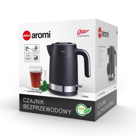 ELDOM Czajnik elektryczny bezprzewodowy C295 ELDOM czarny