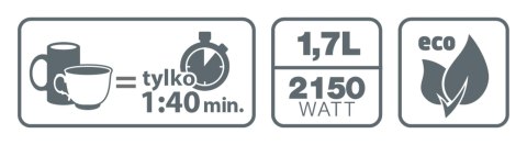 ELDOM Czajnik elektryczny bezprzewodowy C295 ELDOM czarny