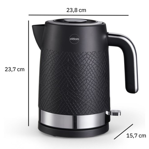 ELDOM Czajnik elektryczny bezprzewodowy C295 ELDOM czarny
