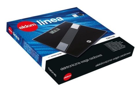 ELDOM Eldom Elektryczna waga łazienkowa ELDOM TWO140 BMI czarna