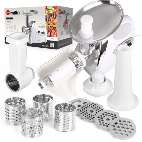 ELDOM MASZYNKA DO MIĘSA Z SZATKOWNICĄ I TARKĄ