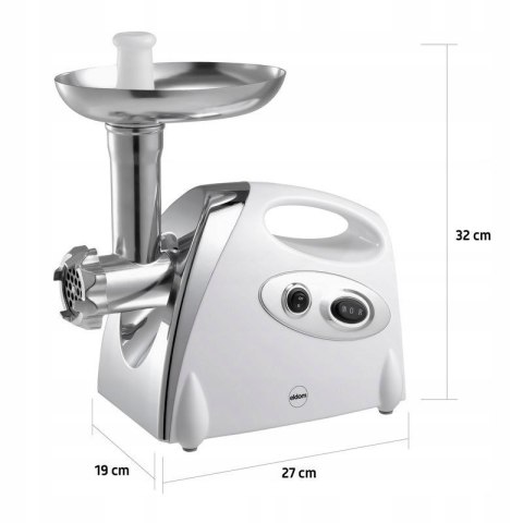 ELDOM MASZYNKA DO MIĘSA Z SZATKOWNICĄ I TARKĄ