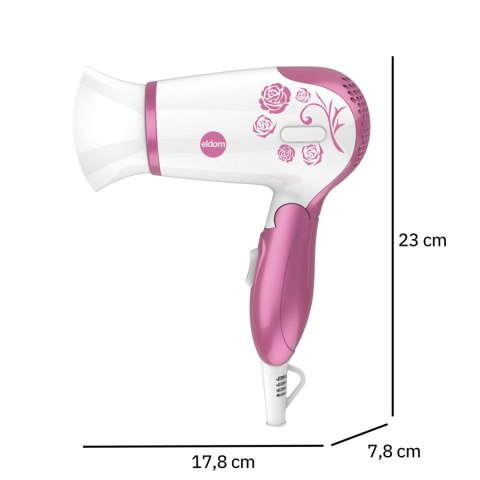 ELDOM Suszarka do włosów suszarka turystyczna ELDOM HT82R Smil 1200W