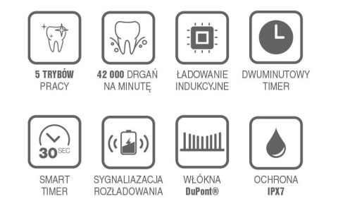 ELDOM Szczoteczka soniczna do mycia zębów SD200C