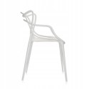GARDENSELECT Krzesło Belluno nowoczesne ażurowe białe
