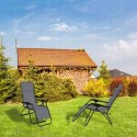 GARDENSELECT LEŻAK FOTEL OGRODOWY PLAŻOWY SKŁADANY CHILL