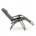 GARDENSELECT LEŻAK FOTEL OGRODOWY PLAŻOWY SKŁADANY CHILL