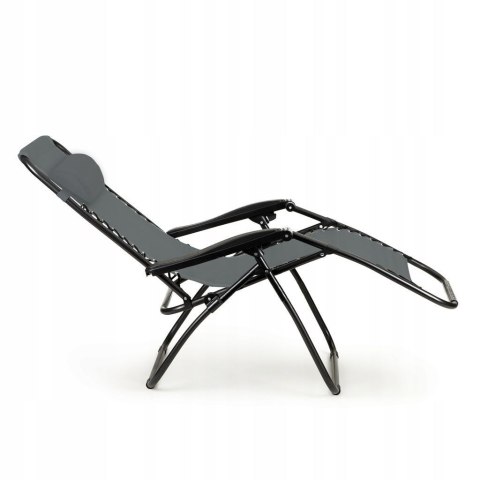 GARDENSELECT LEŻAK FOTEL OGRODOWY PLAŻOWY SKŁADANY CHILL