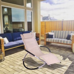 GARDENSELECT Leżak ogrodowy, beżowy GANDIA