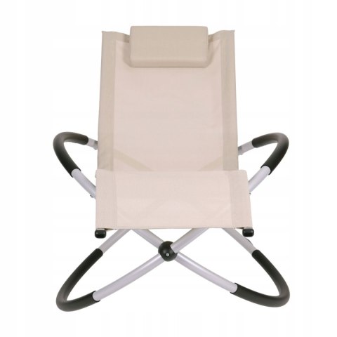 GARDENSELECT Leżak ogrodowy, beżowy GANDIA