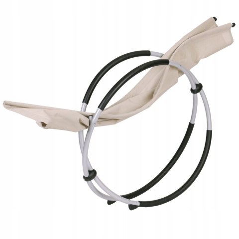 GARDENSELECT Leżak ogrodowy, beżowy GANDIA