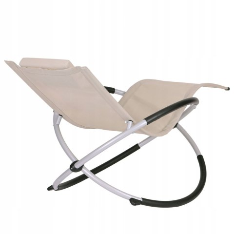 GARDENSELECT Leżak ogrodowy, beżowy GANDIA