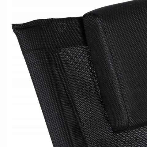 GARDENSELECT Leżak ogrodowy, czarny GANDIA