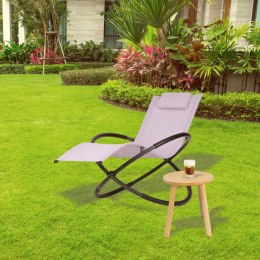 GARDENSELECT Leżak ogrodowy, szary IBIZA