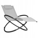 GARDENSELECT Leżak ogrodowy, szary IBIZA