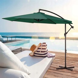 GARDENSELECT PARASOL OGRODOWY DUŻY SOLIDNY SKŁADANY SOLA ZIELONY