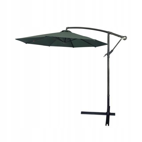 GARDENSELECT PARASOL OGRODOWY DUŻY SOLIDNY SKŁADANY SOLA ZIELONY