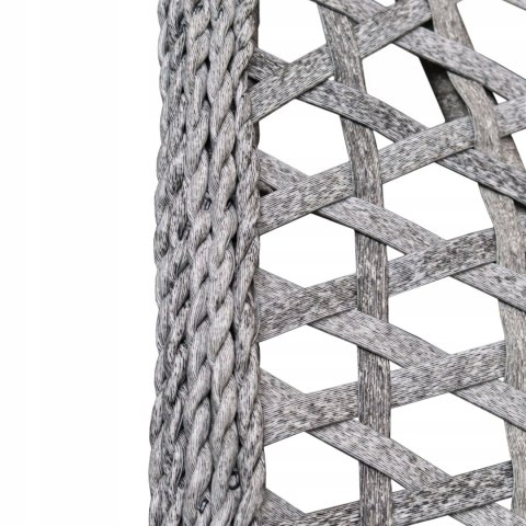 NUFORMA FOTEL WISZĄCY BUJANY OGRODOWY KOSZ HUŚTAWKA JAJO KOKON 2 osobowy + PODUSZKI